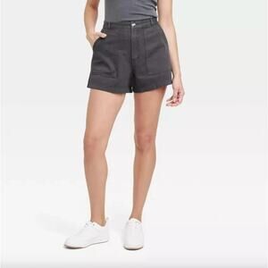 Universal Thread High Rise Utility Shorts Size 16 Casual Minimalist Hipster